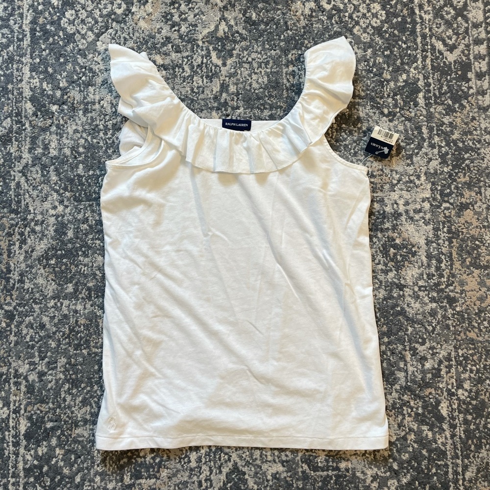 Ralph Lauren white tank top girls